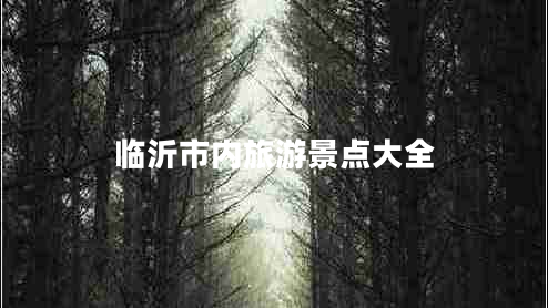 臨沂市內旅游景點大全