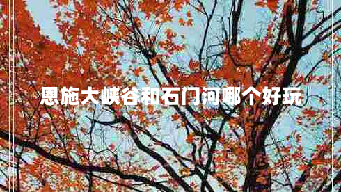 恩施大峽谷和石門河哪個好玩
