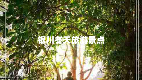 銀川冬天旅游景點