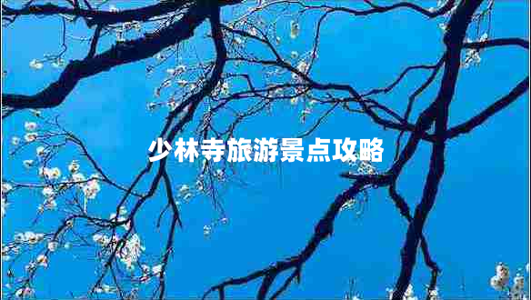 少林寺旅游景點攻略