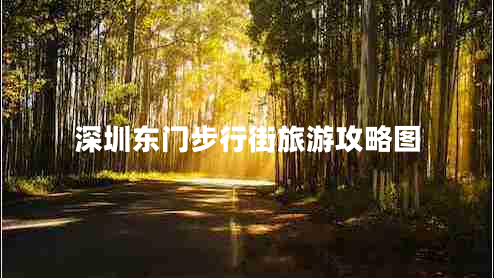 深圳東門步行街旅游攻略圖