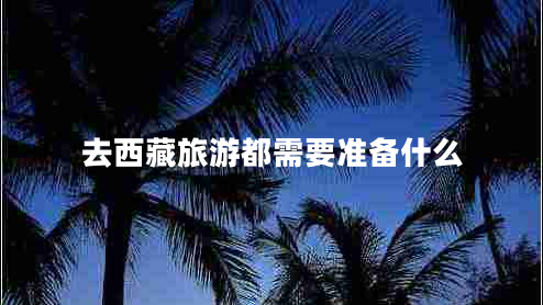 去西藏旅游都需要準備什么