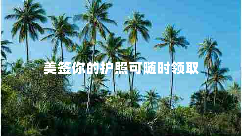 美簽你的護照可隨時領取