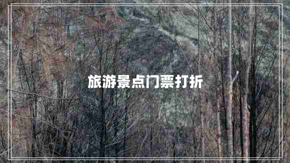 旅游景點(diǎn)門(mén)票打折