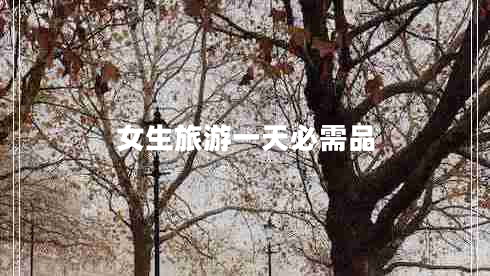 女生旅游一天必需品 女生旅游一天必需品