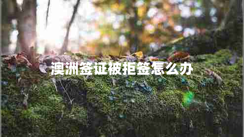 澳洲簽證被拒簽怎么辦