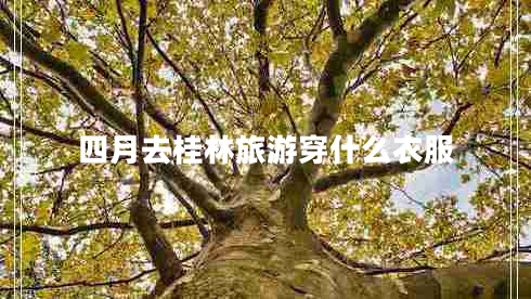 四月去桂林旅游穿什么衣服 四月去桂林旅游穿什么衣服