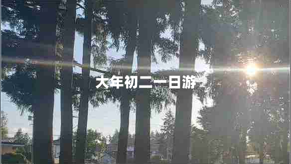 大年初二一日游