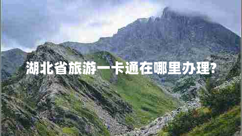 湖北省旅游一卡通在哪里辦理?