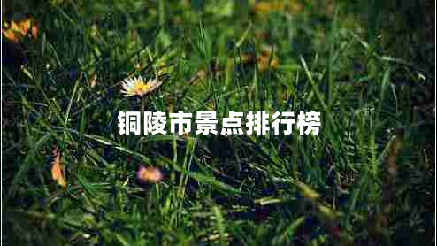 銅陵市景點排行榜