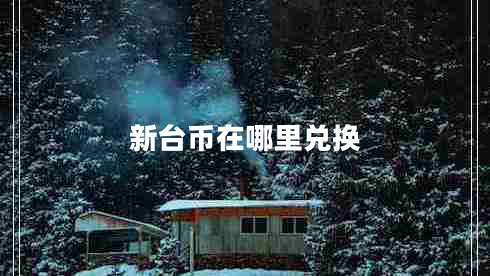 新臺(tái)幣在哪里兌換 新臺(tái)幣在哪里兌換