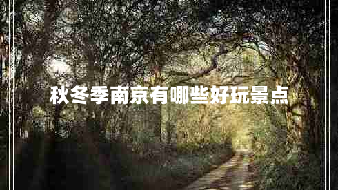 秋冬季南京有哪些好玩景點 秋冬季南京有哪些好玩景點