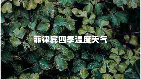 菲律賓四季溫度天氣 菲律賓四季溫度天氣