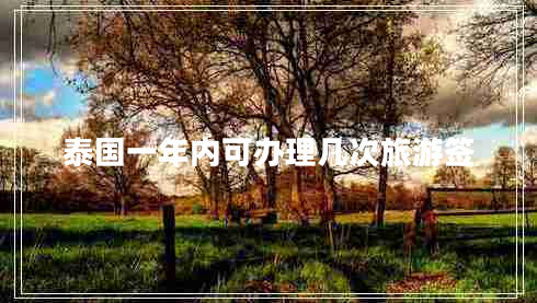 泰國一年內(nèi)可辦理幾次旅游簽