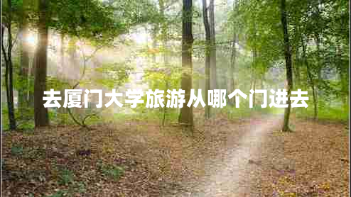 去廈門大學旅游從哪個門進去
