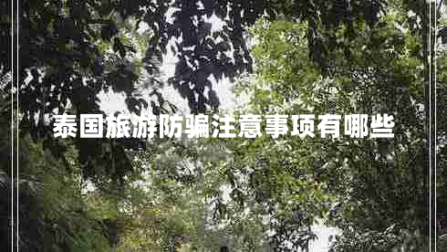 泰國(guó)旅游防騙注意事項(xiàng)有哪些