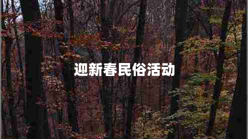 迎新春民俗活動