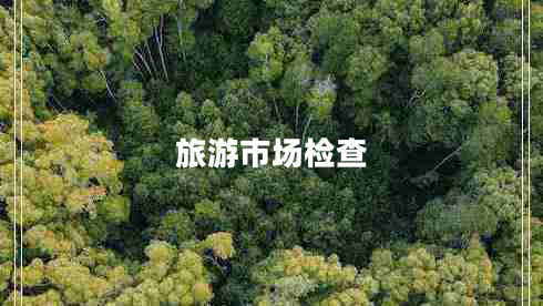 旅游市場檢查