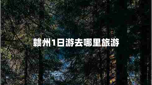 贛州1日游去哪里旅游