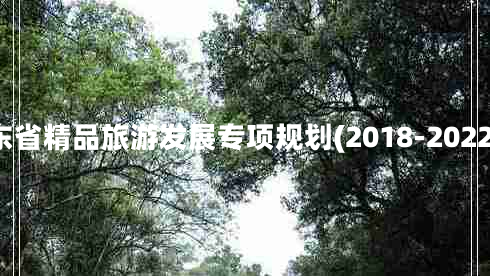 山東省精品旅游發(fā)展專項規(guī)劃(2018-2022年) 山東省精品旅游發(fā)展專項規(guī)劃(2018-2022年)