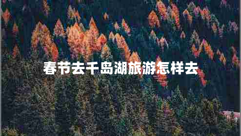 春節(jié)去千島湖旅游怎樣去