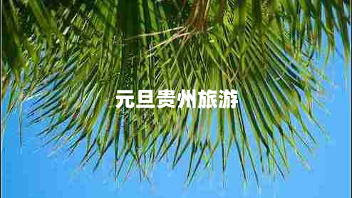 元旦貴州旅游 元旦貴州旅游