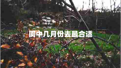 閬中幾月份去最合適 閬中幾月份去最合適