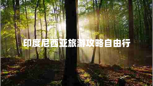 印度尼西亞旅游攻略自由行 印度尼西亞旅游攻略自由行