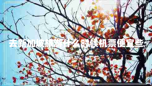 去新加坡旅游什么時候機票便宜些