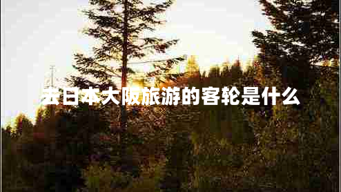 去日本大阪旅游的客輪是什么 去日本大阪旅游的客輪是什么