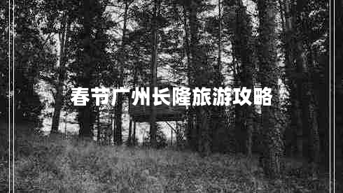 春節(jié)廣州長(zhǎng)隆旅游攻略