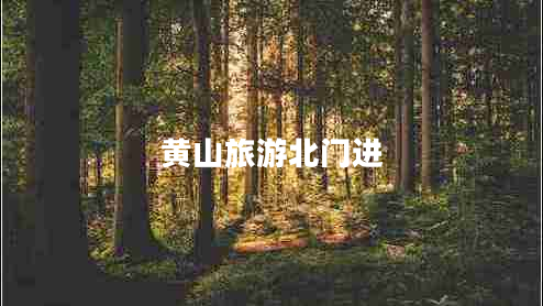 黃山旅游北門進