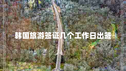 韓國(guó)旅游簽證幾個(gè)工作日出簽