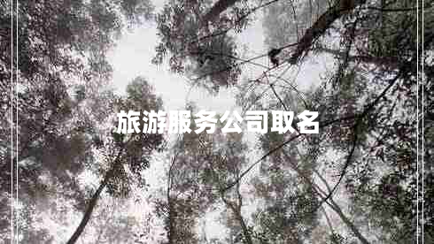 旅游服務(wù)公司取名