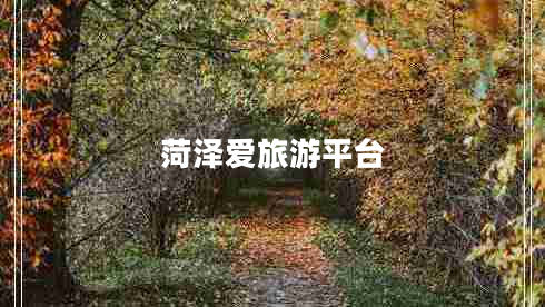 菏澤愛(ài)旅游平臺(tái)