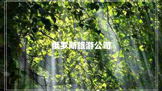 俄羅斯旅游公司