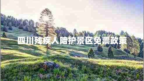 四川殘疾人陪護景區(qū)免票政策