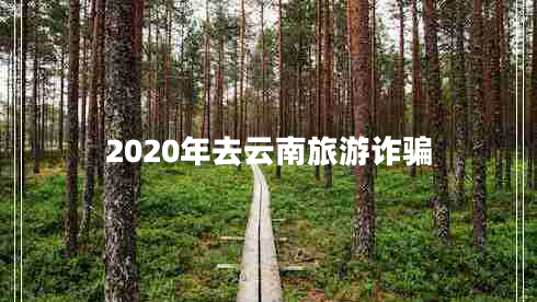 2020年去云南旅游詐騙
