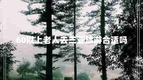 60以上老人去三亞旅游合適嗎