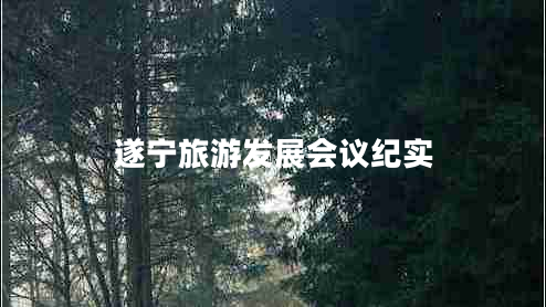 遂寧旅游發(fā)展會議紀(jì)實