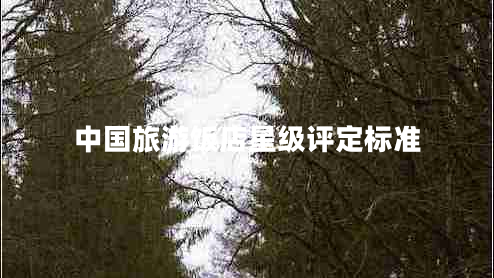中國旅游飯店星級評定標準