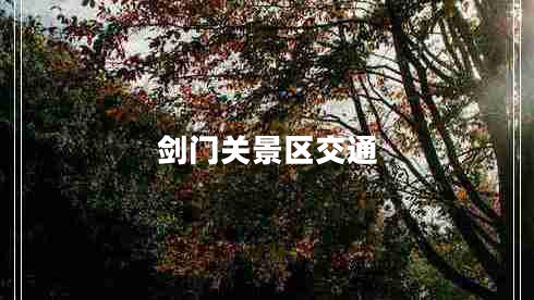 劍門關(guān)景區(qū)交通