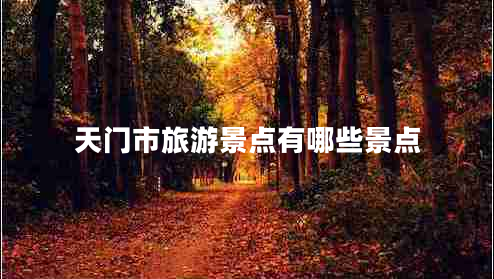 天門市旅游景點(diǎn)有哪些景點(diǎn)