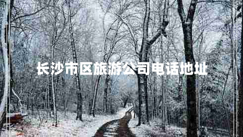 長(zhǎng)沙市區(qū)旅游公司電話地址