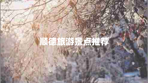 順德旅游景點(diǎn)推薦