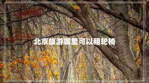 北京旅游哪里可以租輪椅
