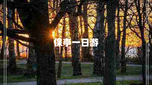 保亭一日游