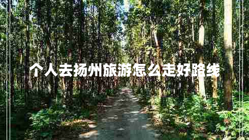 個人去揚州旅游怎么走好路線