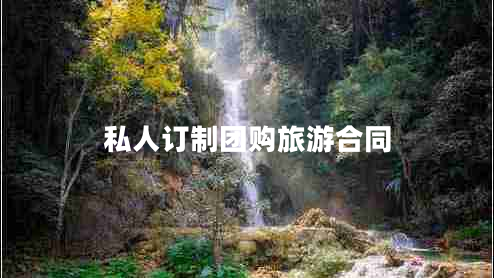 私人訂制團(tuán)購旅游合同