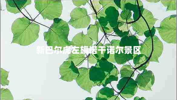 新巴爾虎左旗諾干諾爾景區(qū)
